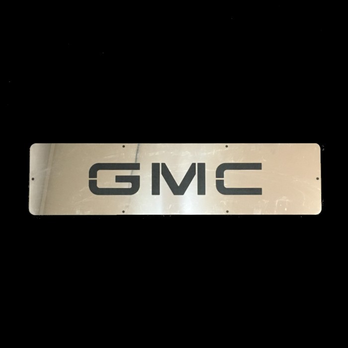 Plaque - Gravure GMC
